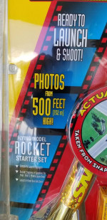 ESTES Rocket Aerial Camera Kit #1848 500ft Hi Photos! BRAND NEW!