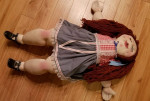 GIANT 54" HAND-MADE Doll With Girls Clothes/Shoes MINT Local Dollmaker