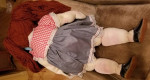 GIANT 54" HAND-MADE Doll With Girls Clothes/Shoes MINT Local Dollmaker