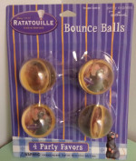 Bounce Balls:  Ratatouille Disney Hallmark Party Express (4 per pack)