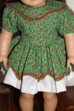 Stunning American Girl – Sized, Handmade Christmas Dress
