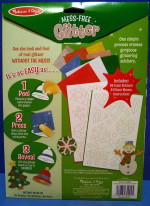 One Package of Melissa & Doug Mess-Free Glitter