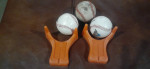Assortment of sports balls and frisbees