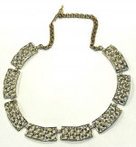 Vintage Signed Sarah Coventry Gold Tone Necklace