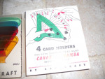vintage 4 card holders for Canasta-samba