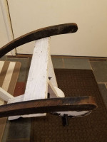 Wood rocking horse