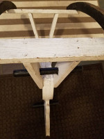 Wood rocking horse