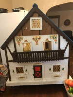 Swiss Chalet Handmade Dollhouse, Vintage.