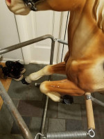 Vintage thunder horse rocking horse