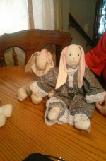 Bunny Doll ,Handmade.