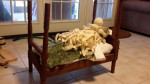 Oak Doll bed