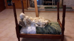 Oak Doll bed