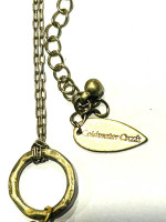 Lot of 8 New Coldwater Creek Signed Long Gold Necklaces New
