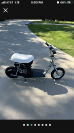 Razor upgraded modified electric pocket bike