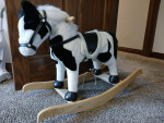 Chrisha Playful Plush Ride-On/Rocking Horse