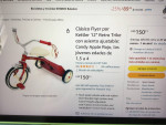 Radio Flyer Tricycle, Almost New