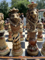 African Safari Chess Set