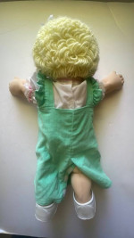 Vintage 1982 Xavier Roberts Blonde Cabbage Patch Kids Doll Blue Eyes