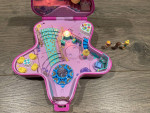 ♥ ♥ ♥ POLLY POCKET VINTAGE BLUEBIRD FAIRY LIGHT WONDERLAND PINK STAR