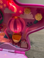 ♥ ♥ ♥ POLLY POCKET VINTAGE BLUEBIRD FAIRY LIGHT WONDERLAND PINK STAR