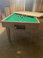 Sturdy Vintage Bumper Pool 2in1 dining table