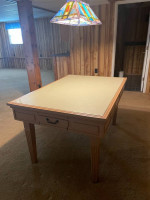 Sturdy Vintage Bumper Pool 2in1 dining table