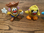 DISNEY TOY STORY MR. POTATO HEAD MINI ACTION FIGURES BUZZ, WOODY PLUS!