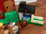 (*.*)  LITTLE PEOPLE BARN, HORSE STABLE, TRACTOR & ANIMALS