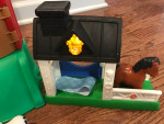 (*.*)  LITTLE PEOPLE BARN, HORSE STABLE, TRACTOR & ANIMALS