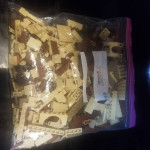 Lego bricks parts bulk brown/tan by the pound 1 pound bulk assorted