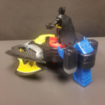 Fisher Price Imaginext DC Super Friends Batwing plane w Batman pilot
