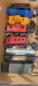 Lionel trains and Marx trains plus accessories separate prices read ad