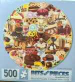 I Love Chocolate 500 Piece 20" Round Jigsaw Puzzle