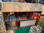 2 Vintage doll houses with accessories