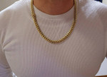 Men’s 14k Yellow Gold 9mm Miami Cuban Link Chain 26" 62g