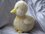 RUSS BERRIE CHICK-A-LOO DUCK EASTER SPRING YELLOW SPARKLE PLUSH 11" VI