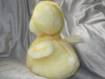 RUSS BERRIE CHICK-A-LOO DUCK EASTER SPRING YELLOW SPARKLE PLUSH 11" VI