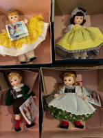 REDUCED 4 vintage Madame Alexander Dolls 1980s boxed new condition