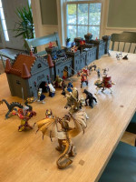 Castle and figurines
