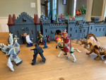 Castle and figurines