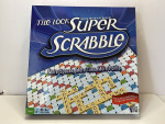 Tile Lock Super Scrabble Board Game Hasbro Rare 100% Complete All Piec