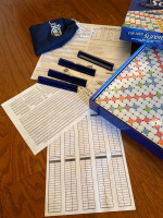 Tile Lock Super Scrabble Board Game Hasbro Rare 100% Complete All Piec