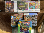 Puzzles, lot of 6