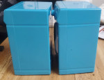 Washer Dryer Set For 18" Dolls Blue Both Spin Interactive Dollhouse