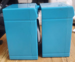 Washer Dryer Set For 18" Dolls Blue Both Spin Interactive Dollhouse