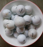 22  titleist golf balls. # 1-4