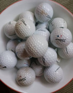 22  titleist golf balls. # 1-4