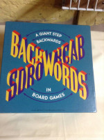 Backwords board game