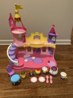 ♥ ♥ ♥ FISHER PRICE LITTLE PEOPLE DISNEY BELLE'S PRINCESS CASTLE