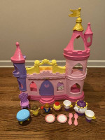 ♥ ♥ ♥ FISHER PRICE LITTLE PEOPLE DISNEY BELLE'S PRINCESS CASTLE